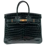 Mirror Quality Hermès Replicas - Birkin 25 Vert Cypress Crocodile
