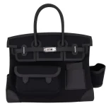 Mirror Quality Hermès Replicas | Birkin 35 Cargo Black Canvas