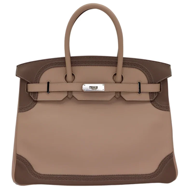 Mirror Quality Hermès Replicas - Birkin 35 Ghillies Swift HW