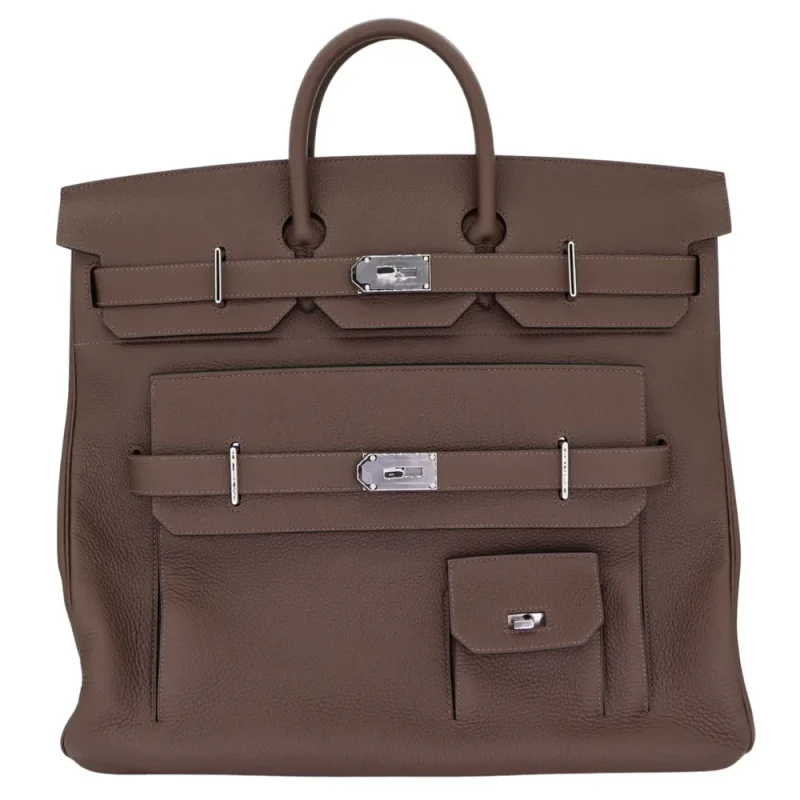 Mirror Quality Hermès Replicas | HAC 50 Multipockets Ecorce