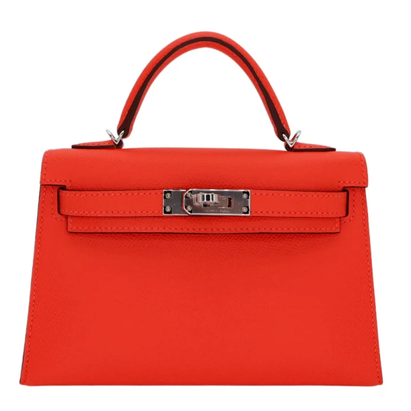 Mirror Quality Hermès Replicas - Kelly II Sellier Mini Orange
