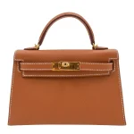 Mirror Quality Hermès Replicas - Kelly II Sellier Mini Gold Epsom Gold HW
