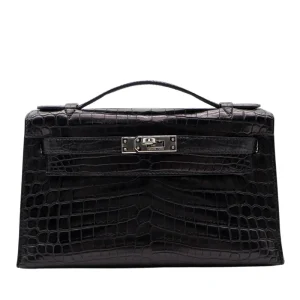 Mirror Quality Hermès Replicas - Kelly Pochette Black