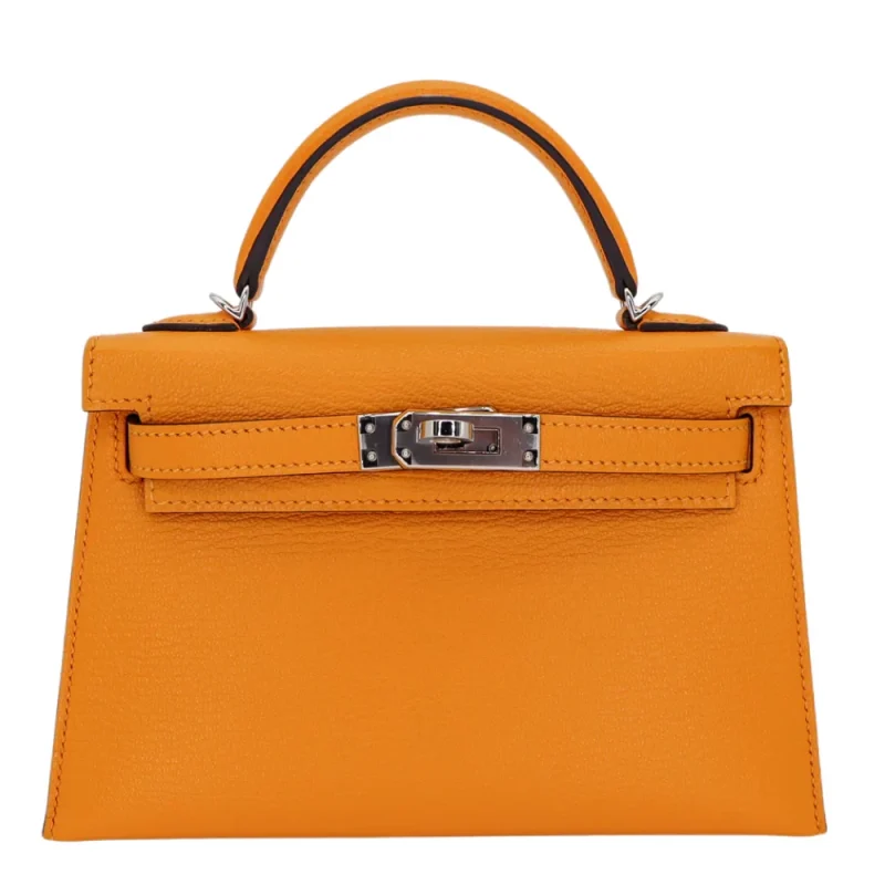 Mirror Quality Hermès Replicas - Mini Kelly II Sellier Moutarde