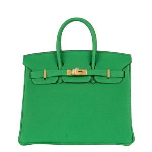 Premium Hermès Replica - Birkin 25 Bambou Togo Gold HW