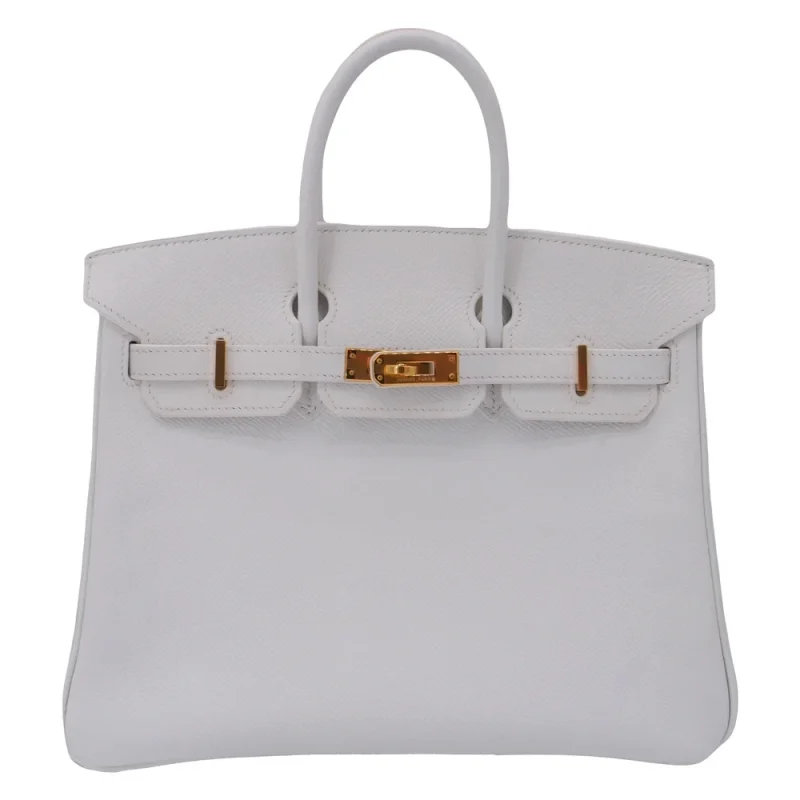 Premium Hermès Replica - Birkin 25 White Epsom Gold HW