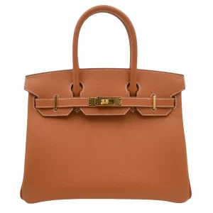 Premium Hermès Replica - Birkin 30 Gold Epsom Gold HW