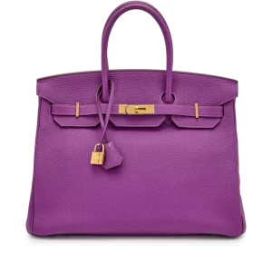 Premium Hermès Replica - Birkin 35 Anemone Togo Gold HW