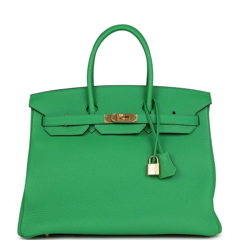 Premium Hermès Replica - Birkin 35 Bambou Togo Gold HW