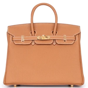 Premium Hermès Replica - Hermès Birkin 25 Togo Gold Gold HW