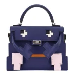 Premium Hermès Replica - Kelly Doll Picto Bleu Saphir