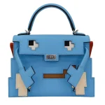 Premium Hermès Replica - Kelly Doll Picto Celeste Epsom