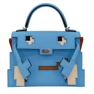 Premium Hermès Replica - Kelly Doll Picto Celeste Epsom