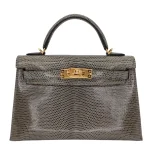 Premium Hermès Replica - Kelly II Sellier Mini Gris Fonce